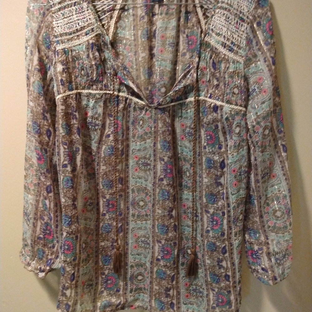 American Eagle boho blouse